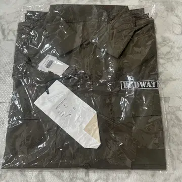 BADWAY 워크 셔츠 올리브 그린 미사용 새상품