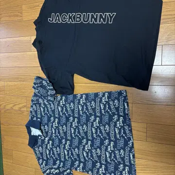 JACKBUNNY 네이비 피케 셔츠 사이즈 6