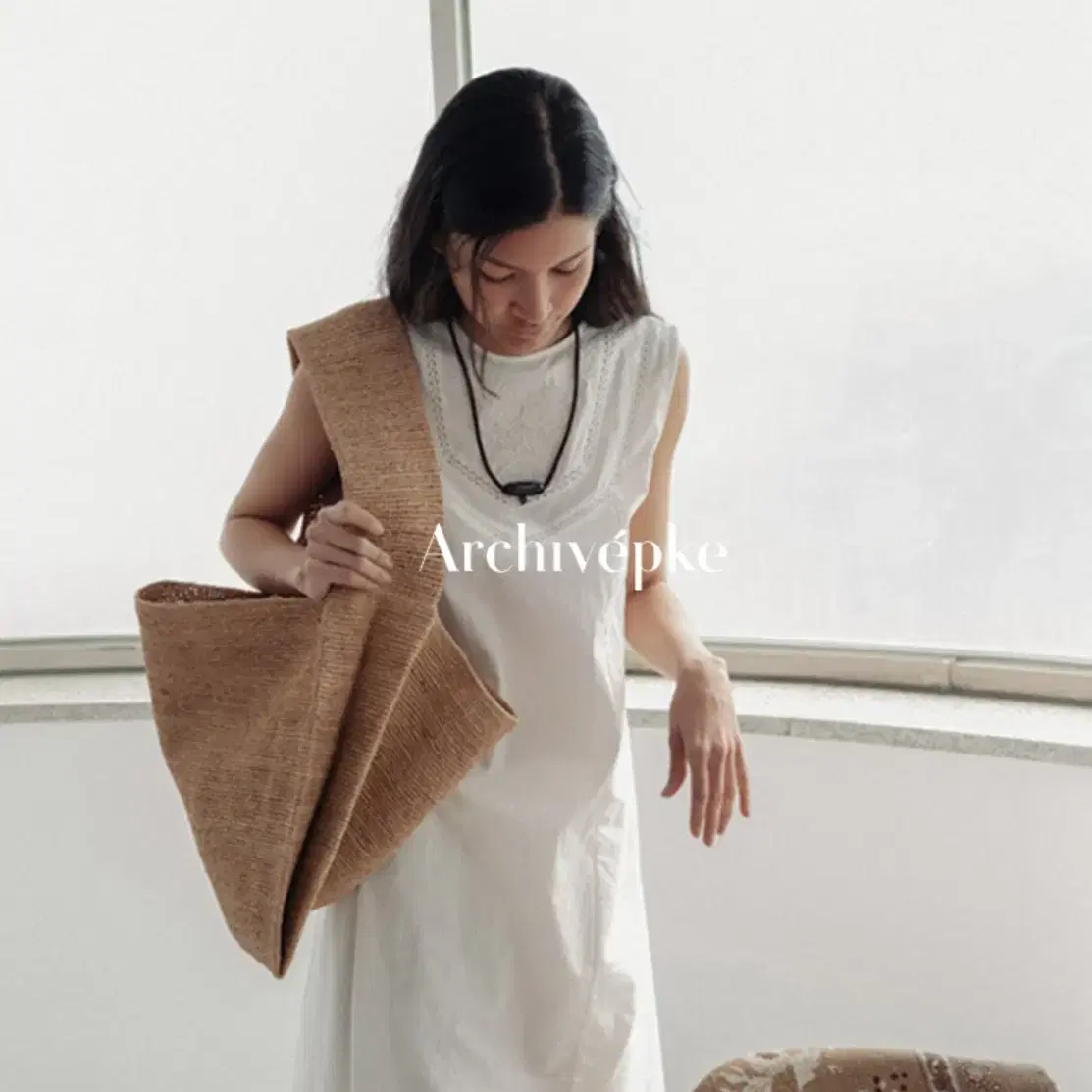 ARCHIVEPKE | 아카이브앱크 Archivepke TUK BAG (Oatmeal) New