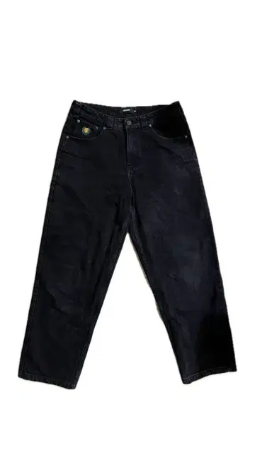 THEORIES PLAZA DENIM PANT BLACK 배기 데님 블랙
