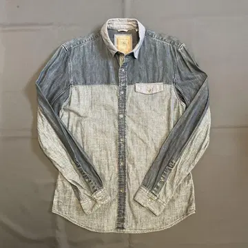 GUESS 긴팔 데님 셔츠 레귤러 핏 S 사이즈