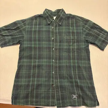 uniform experiment 반팔 셔츠 L 사이즈 그린 계열