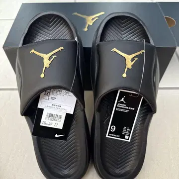 조던 샌들 27cm 프랜차이즈 슬라이드 블랙