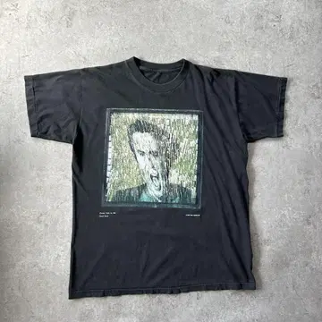 90s 피터 가브리엘 뮤직 티셔츠 USA제 블랙 L 상당