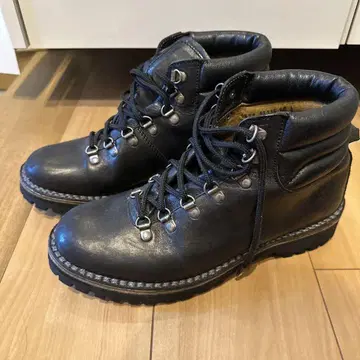 Cebo 블랙 가죽 워크 부츠
