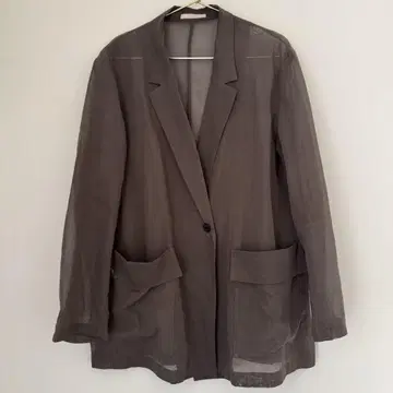 새상품 Plage SHEER 자켓 38 브라운