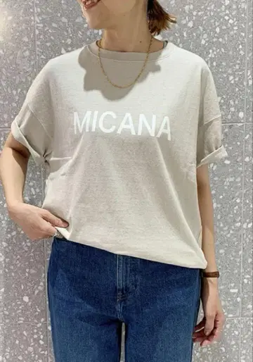 MICANA 티셔츠 화이트