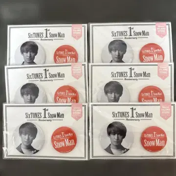 Snow Man 1st Anniversary 캔뱃지 무카이 코지
