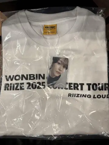 Riize 2025 Concert Tour 티셔츠 원빈