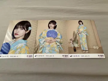 하야시 루나 노기자카46 유카타 랜덤 브로마이드 3종 컴프