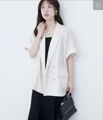 아이보리 오버 사이즈 자켓