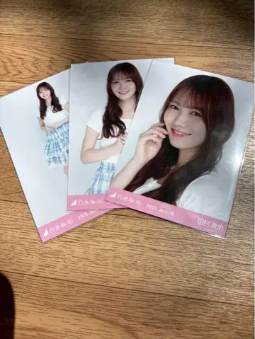 노기자카46 브로마이드 프릴 미니 스커트 타무라 마유 컴프