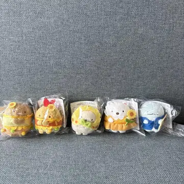 고흐 전 한정판 스미코구라시 봉제 인형 5종 세트