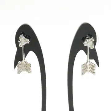 스와로브스키 애로우 귀걸이 활과 화살 화살 실버 SWAROVSKI