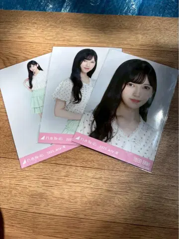 노기자카46 브로마이드 프릴 미니 스커트 이케다 에이사 컴프