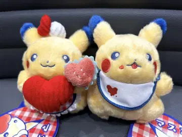 PIKACHU DINER 마스코트 2종 파우치 세트
