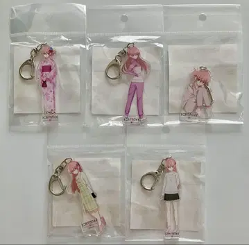 토니카쿠카와이 빌리지 뱅가드 한정판 아크링 키링 컴플리트 유자키 쓰키