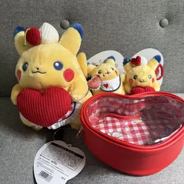 PIKACHU DINER 마스코트 2종 파우치 세트