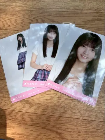 노기자카46 브로마이드 프릴 미니 스커트 우미베 아카리 컴프