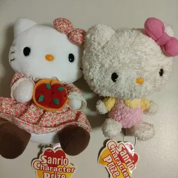 헬로키티 봉제 인형 2종 세트