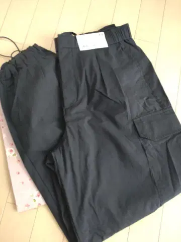 유니클로 카고 팬츠 블랙 XL 새상품