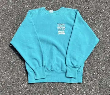 챔피온 90's USA 리버스 위브 스카이블루 오니 페이드