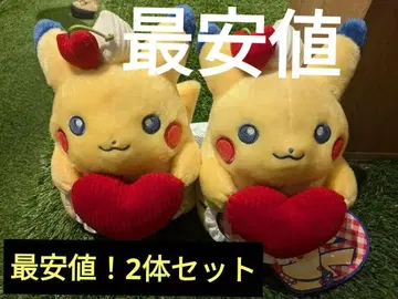 새상품 PIKACHU DINER 피카츄 다이너 봉제 인형 2개 세트