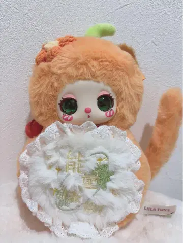 Lila 릴라 봉제 인형 고양이 오렌지 오일 눈 레어 눈