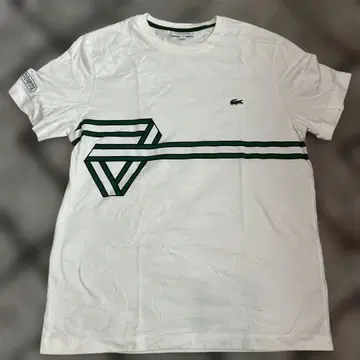 LACOSTE 라코스테 화이트 그린 티셔츠 L 사이즈