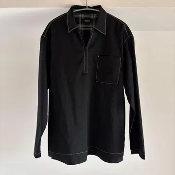 COMME CA ISM 블랙 긴팔 셔츠 L