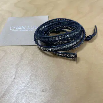 CHAN LUU 네이비 랩 팔찌