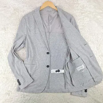 ZARA 언라이닝 자켓 봄/여름 코튼 폴리에스테르 그레이 EUR50