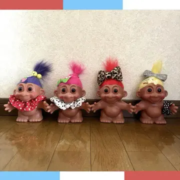럭키 인형 뱅크 트롤 저금통 아메리칸 잡화 인테리어 해외 인형