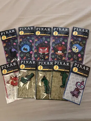 PIXAR 제일복권 캐릭터 스트랩 세트
