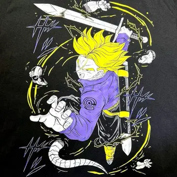 드래곤볼 Z 초사이어인 트렁크 티셔츠 XL dragon ball