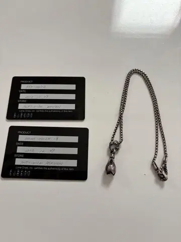 LONE ONES 실버 목걸이