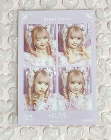 =LOVE 이코러브 사이토 키아라 4컷 포토 카드