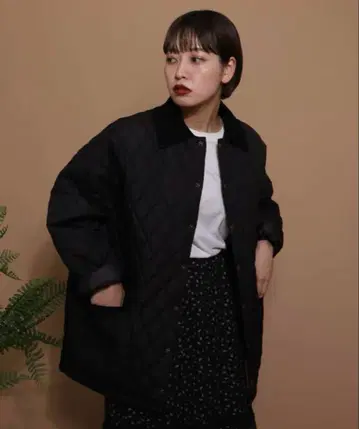퀼팅 블루종 (BLACK)