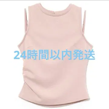 andmary 하트 포인트 탑 미사용 새상품 핑크