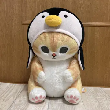 mofusand 바다 생물 BIG 고양이 봉제 인형 펭귄