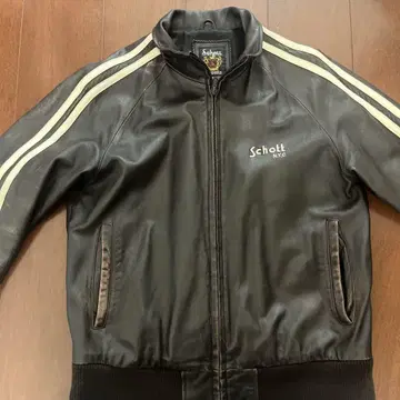 Schott 블랙 가죽 자켓 M 사이즈