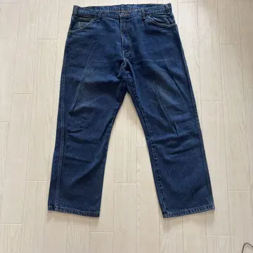 90s 디키즈 와이드 데님 팬츠 인디고 블루 40x29
