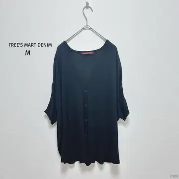 프리즈마트 | V넥 썸머 니트 가디건 [M] 7부 소매 돌먼 슬리브