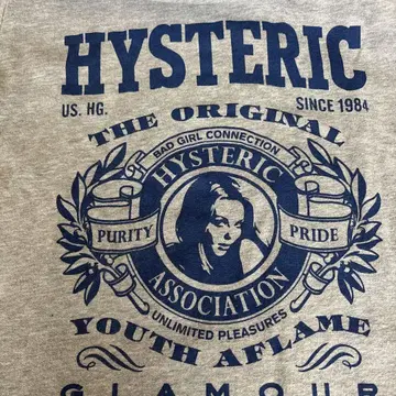 HYSTERIC 그레이 후디 집업