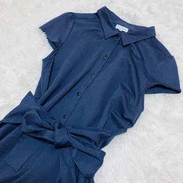 매킨토시 철학 원피스 깅엄 체크 셔츠