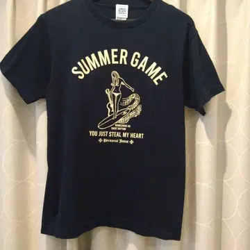 SUMMER GAME 티셔츠 다크 네이비 M