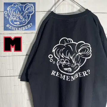 REMEMBER? 리멤버 백 프린트 티셔츠 M