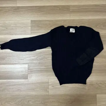 JERSEY WOMAN'S BROAD RIB 스웨터 사이즈 2 네이비