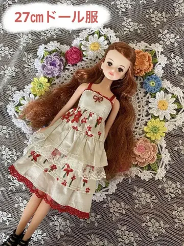 27cm 인형 사이즈 리버티 원피스
