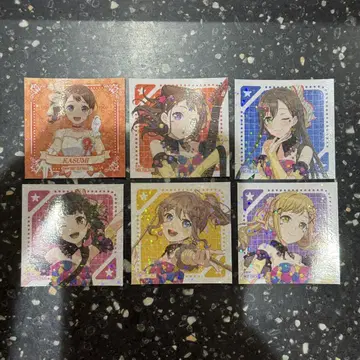 뱅드림 애니메이트 Gratte 반짝 스티커 Poppin'Party